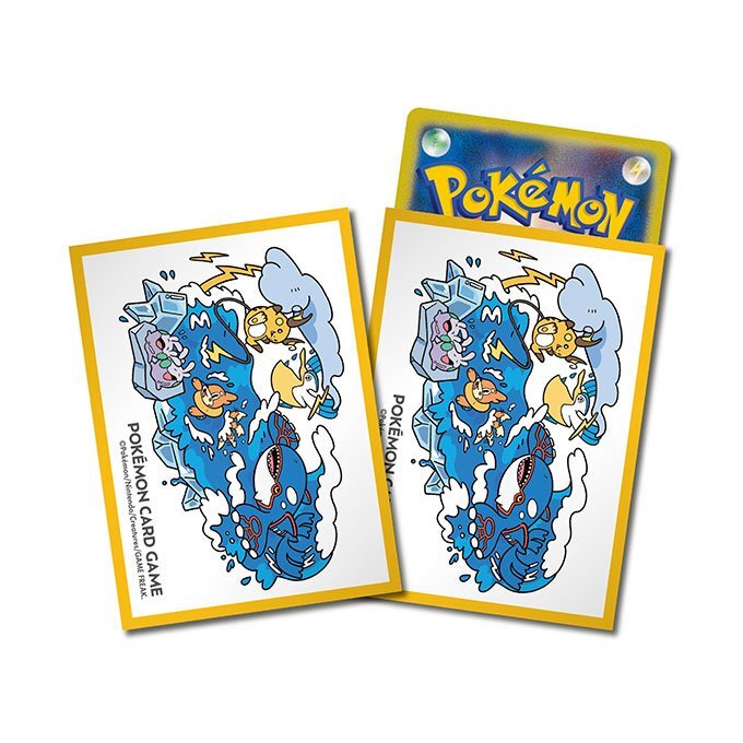 Pokemon Card Game 卡套 OTENKI TEAM 降雨 (黃色) あめふらし【イエロー】