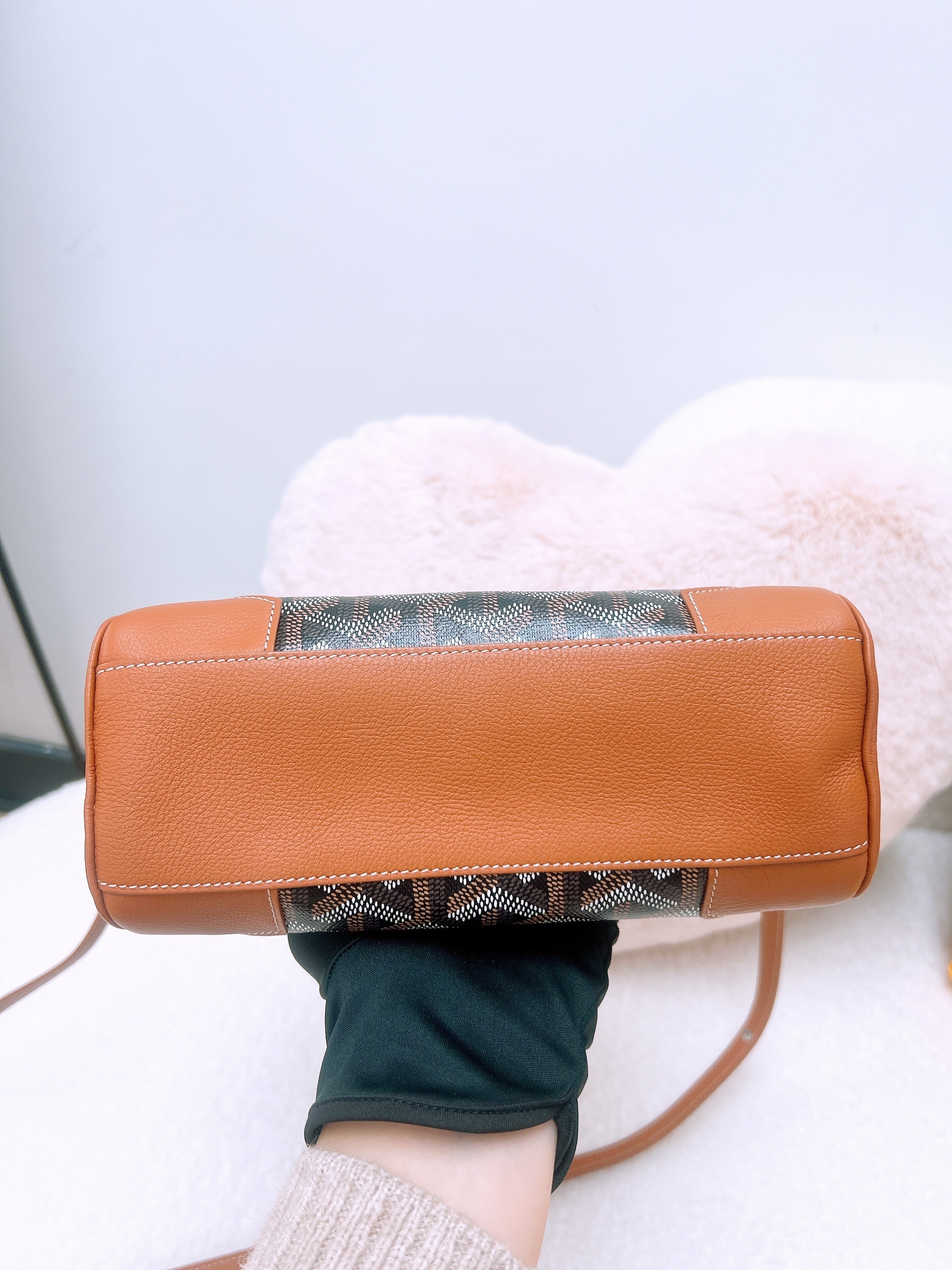 Goyard saigon mini tan