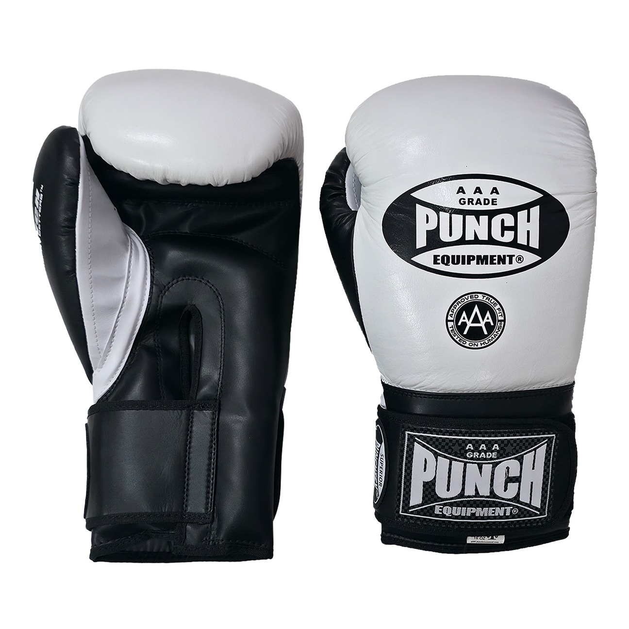 勝利者專業拳套 12OZ - 白/黑