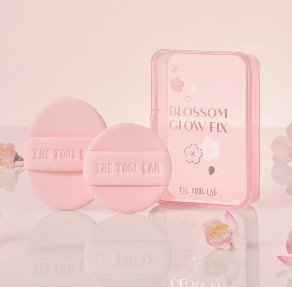 THE TOOL LAB 粉撲組 櫻花季粉色限定版 粉撲四入組