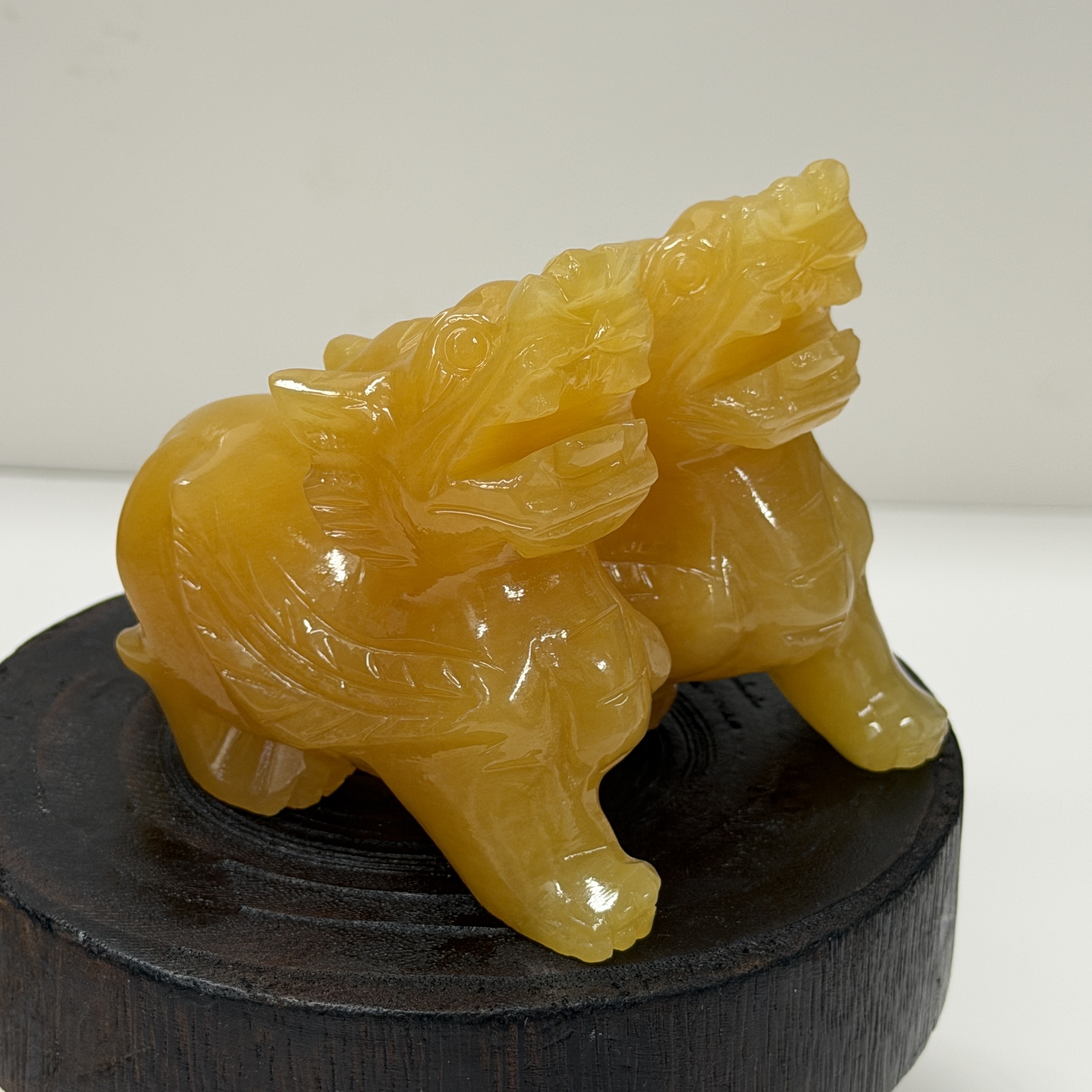 黃玉貔貅1對 WQ1673