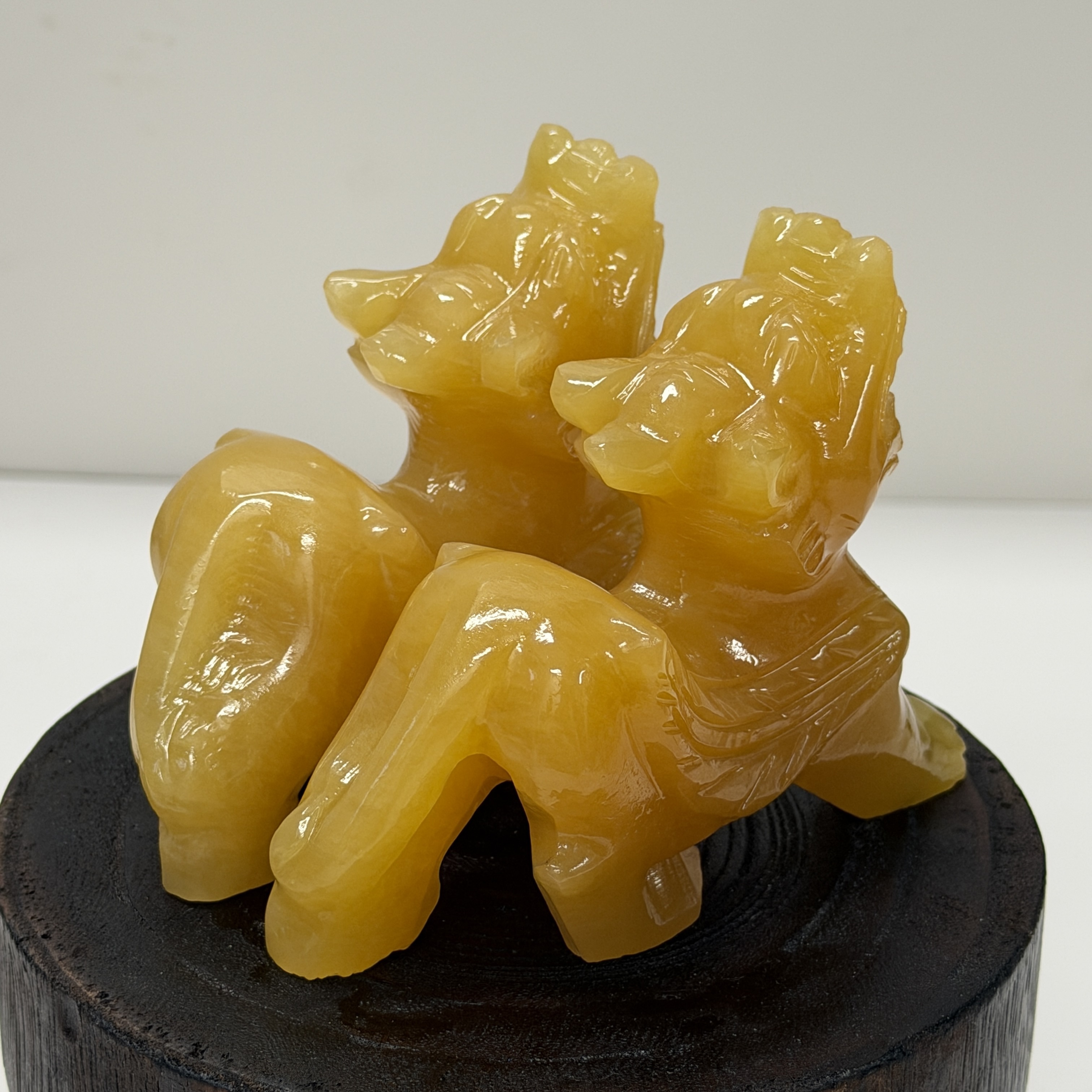 黃玉貔貅1對 WQ1673