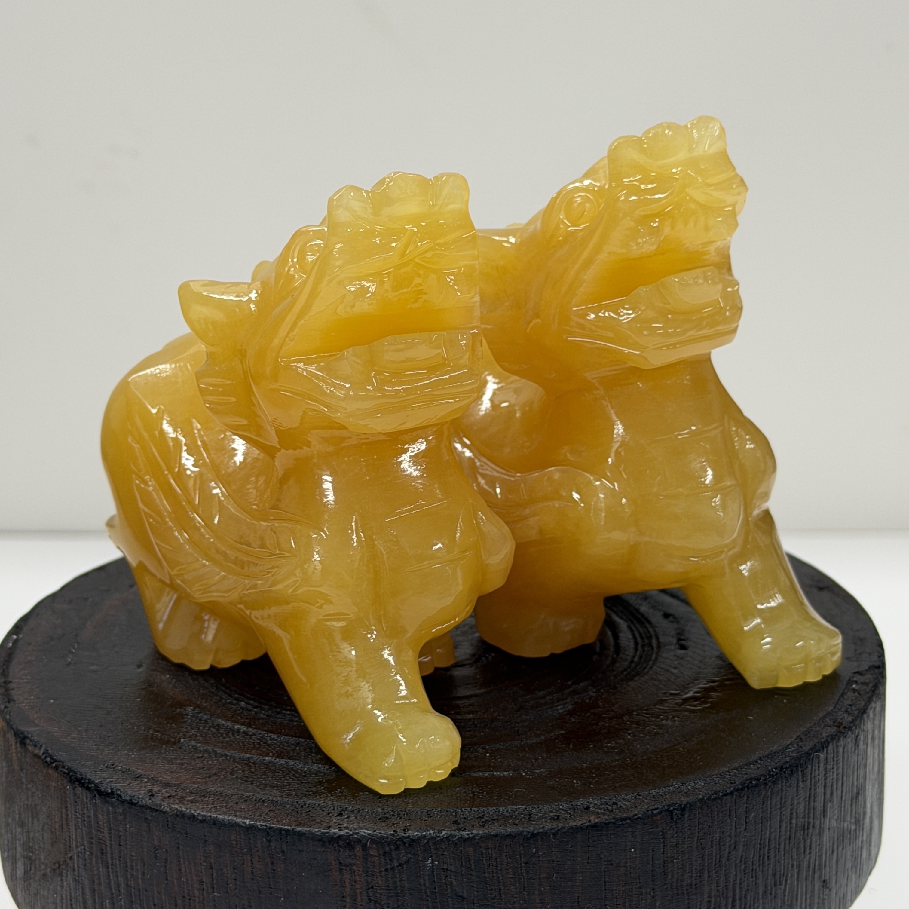 黃玉貔貅1對 WQ1672