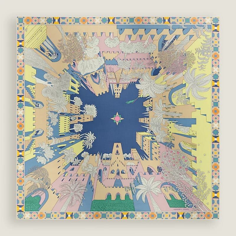 Hermès cashmere scarf 140