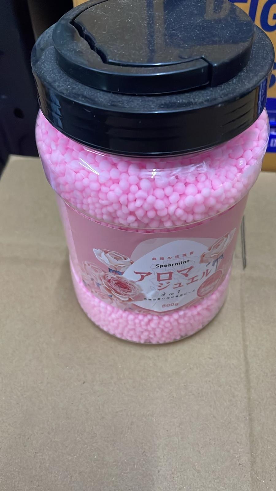 現貨 Spearmint 留香珠800g(粉色款-典雅玫瑰)(#919中左）