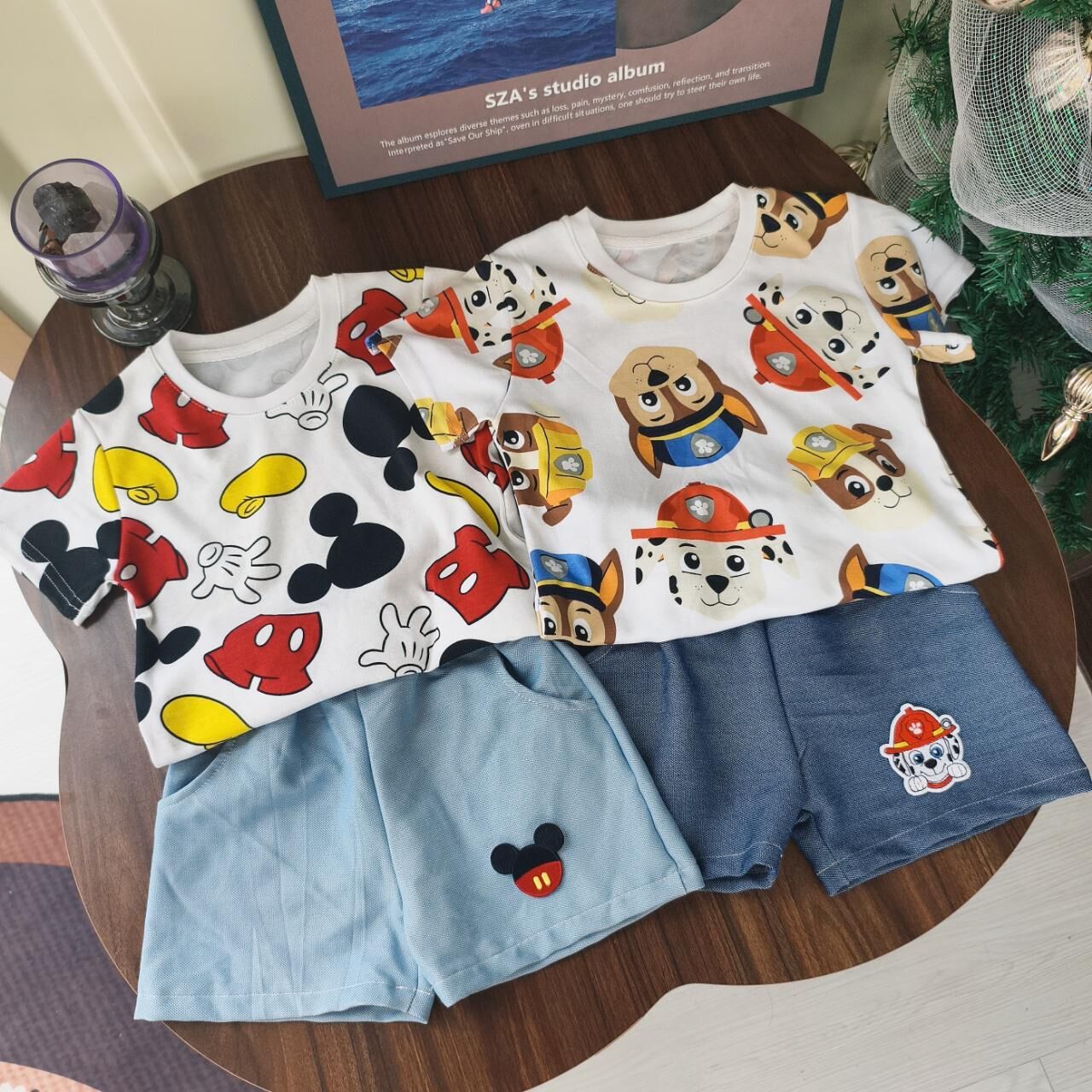 福利款 日單卡通滿印套裝