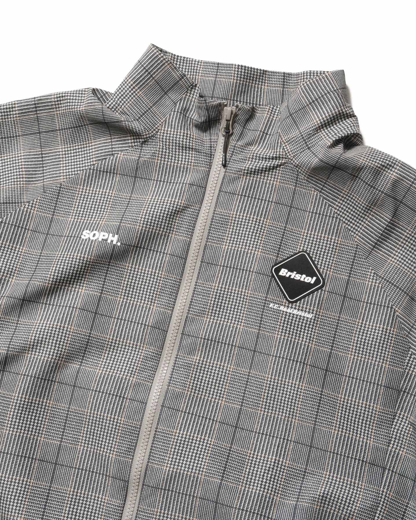 F.C.Real Bristol PLAID VENTILATION PRACTICE JACKETFCRB