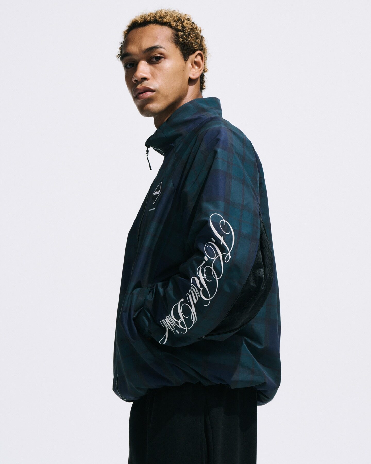 26ss今期FCRB PLAID PRACTICE JACKET Bristol F.C.Real Bristol PLAID VENTILATION PRACTICE JACKETFCRB