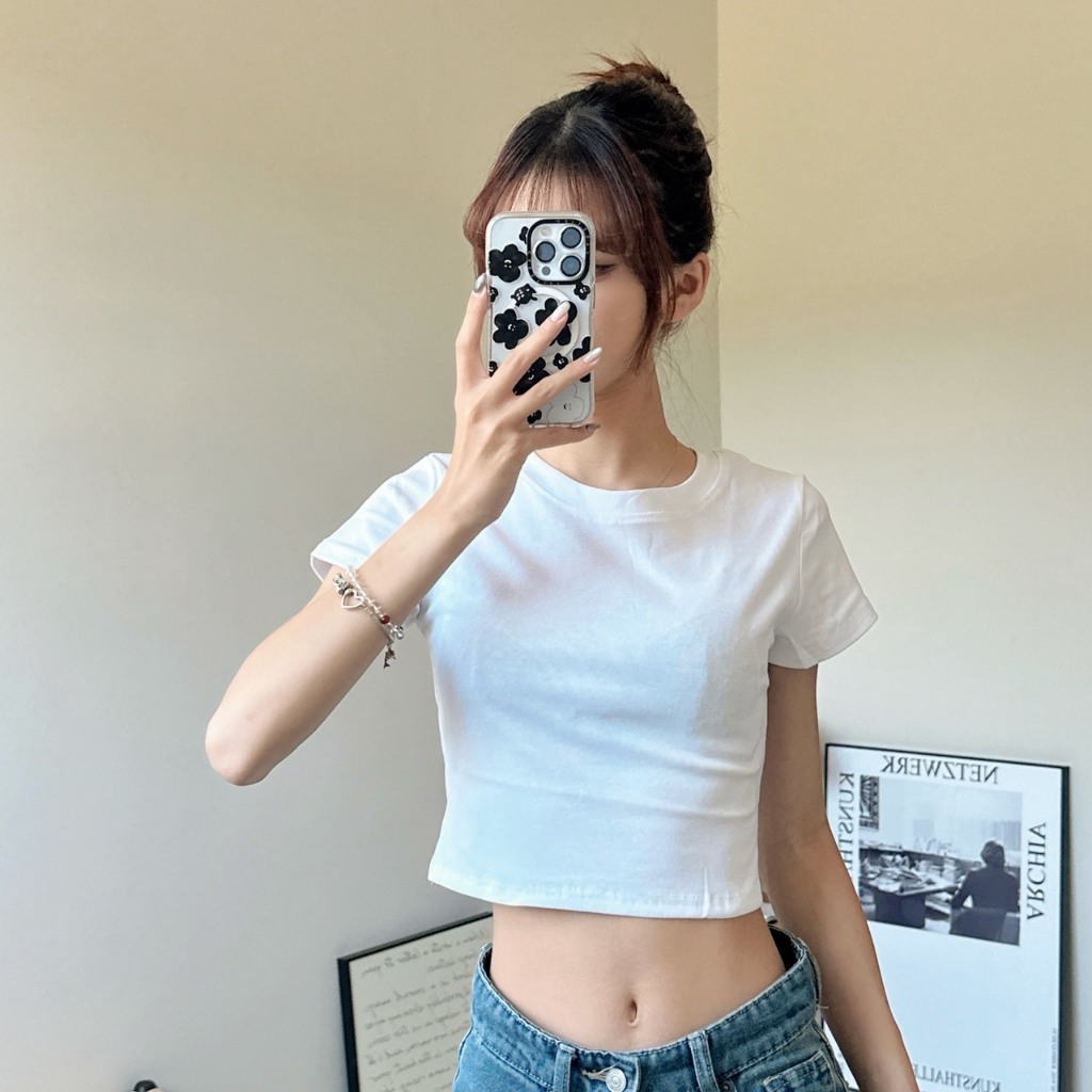 修身短版上衣 (8colors) 979