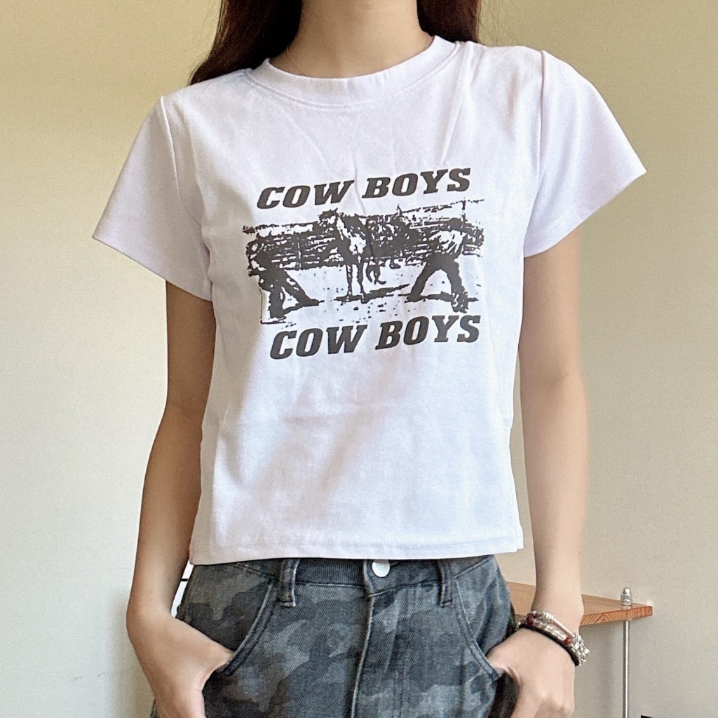 Cow boys 短版上衣 (2colors)  5213