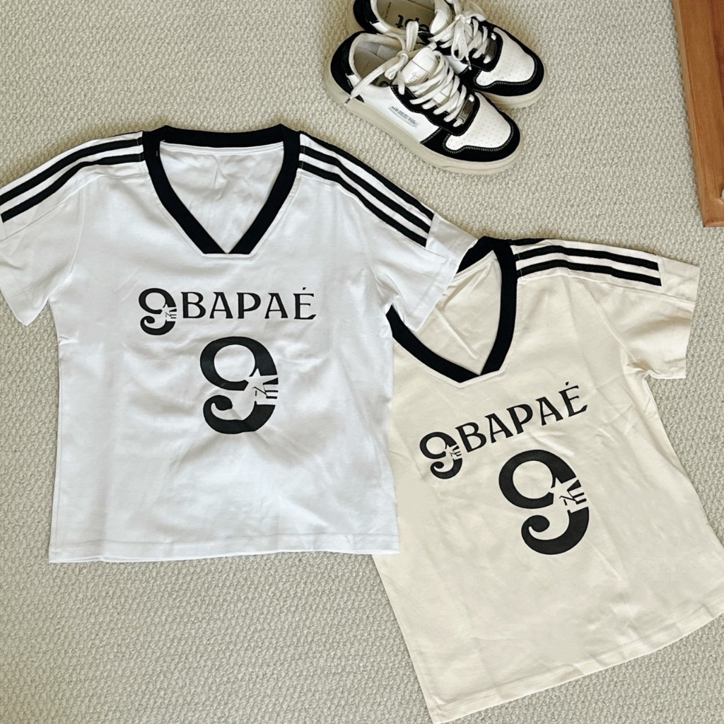 9號賽車風短版上衣 (3colors) 1698