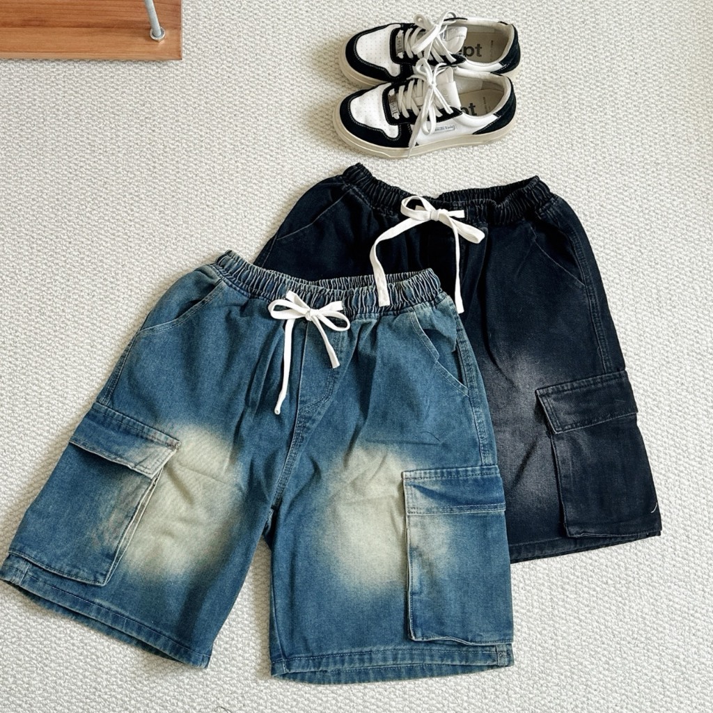 工裝牛仔七分褲(2colors)  鬆弛感 牛仔褲 6005