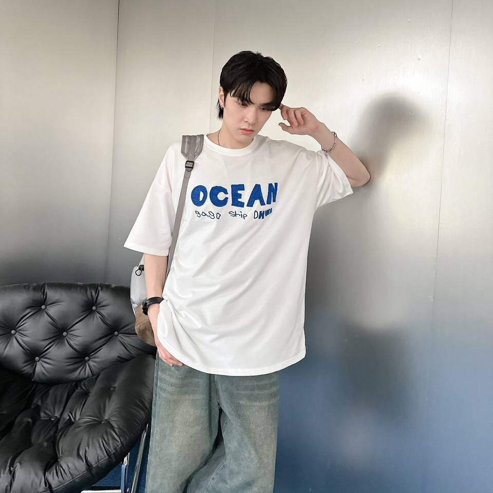 OCEAN海洋全刺繡短T 80894