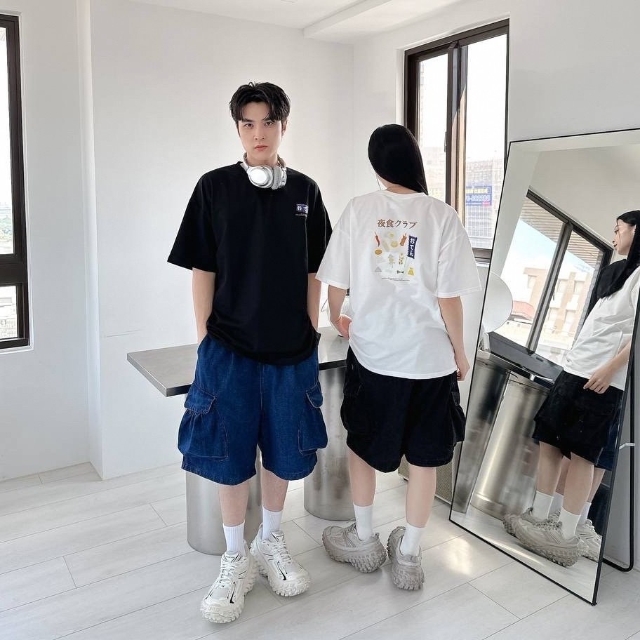 爆款!牛仔褲短褲 七分 寬版牛仔褲  80713