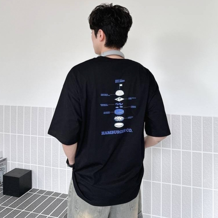 現貨!!爆款!漢堡分解T 短袖  80726