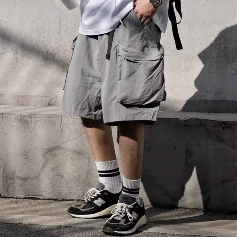 涼感 短褲多口袋機能短褲 1734