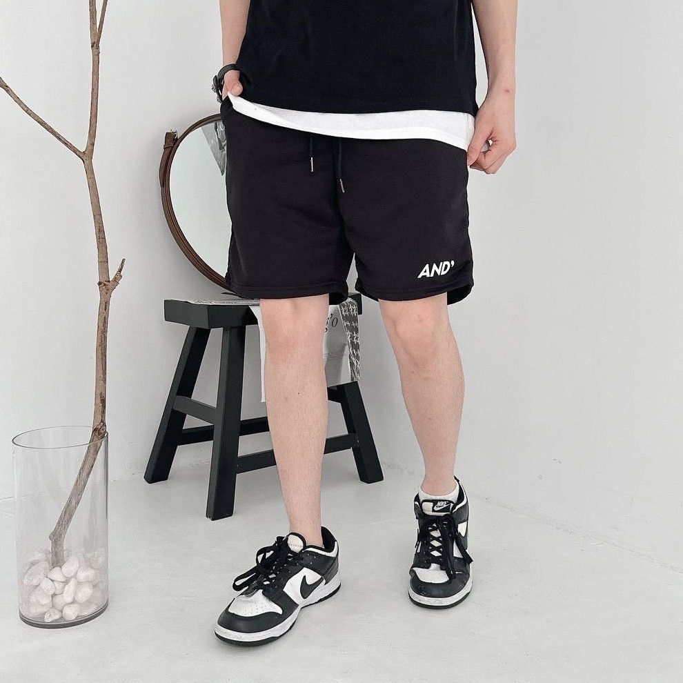 AND 棉短褲 抽繩短褲 休閒短褲 1733