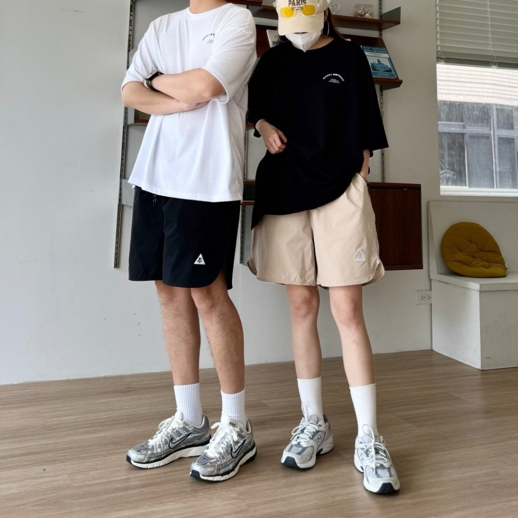 繡花機能短褲 休閒短褲  L2256