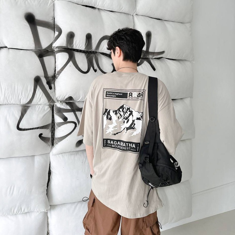 聖母峰經緯度 山脈短袖 短T 80565