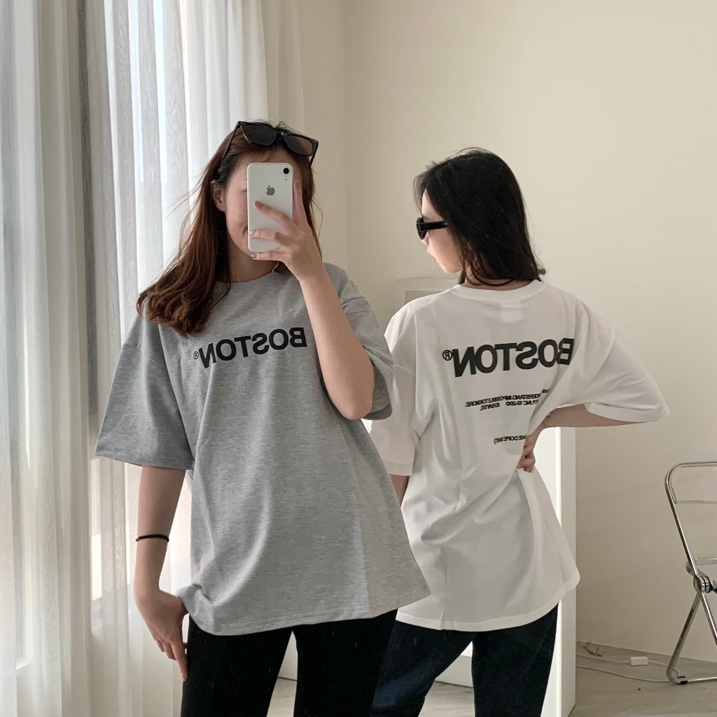 韓國發泡T BOSTON 短T 80544