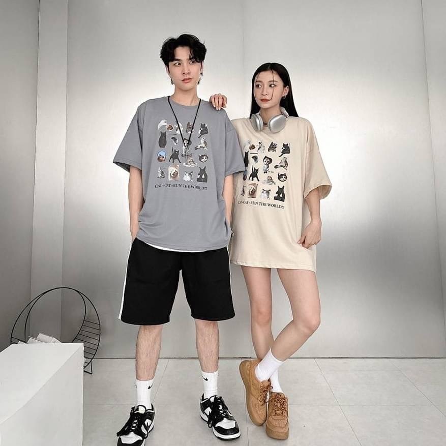 韓國 貓咪大集合 短T  18789