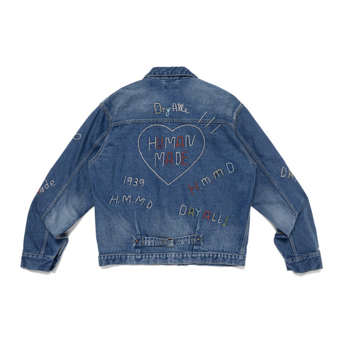 【HUMAN MADE】0228發售 EMBROIDERED DENIM WORK JACKET