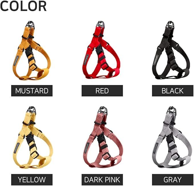 MY FLUFFY No Touch 安全彈性胸背（炭黑）