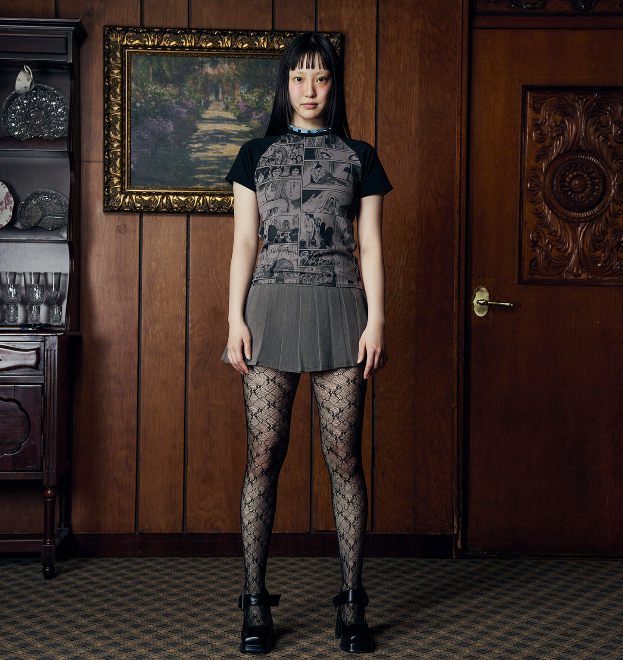 NICEGHOSTCLUB X 伊藤潤二聯名短袖 FEB