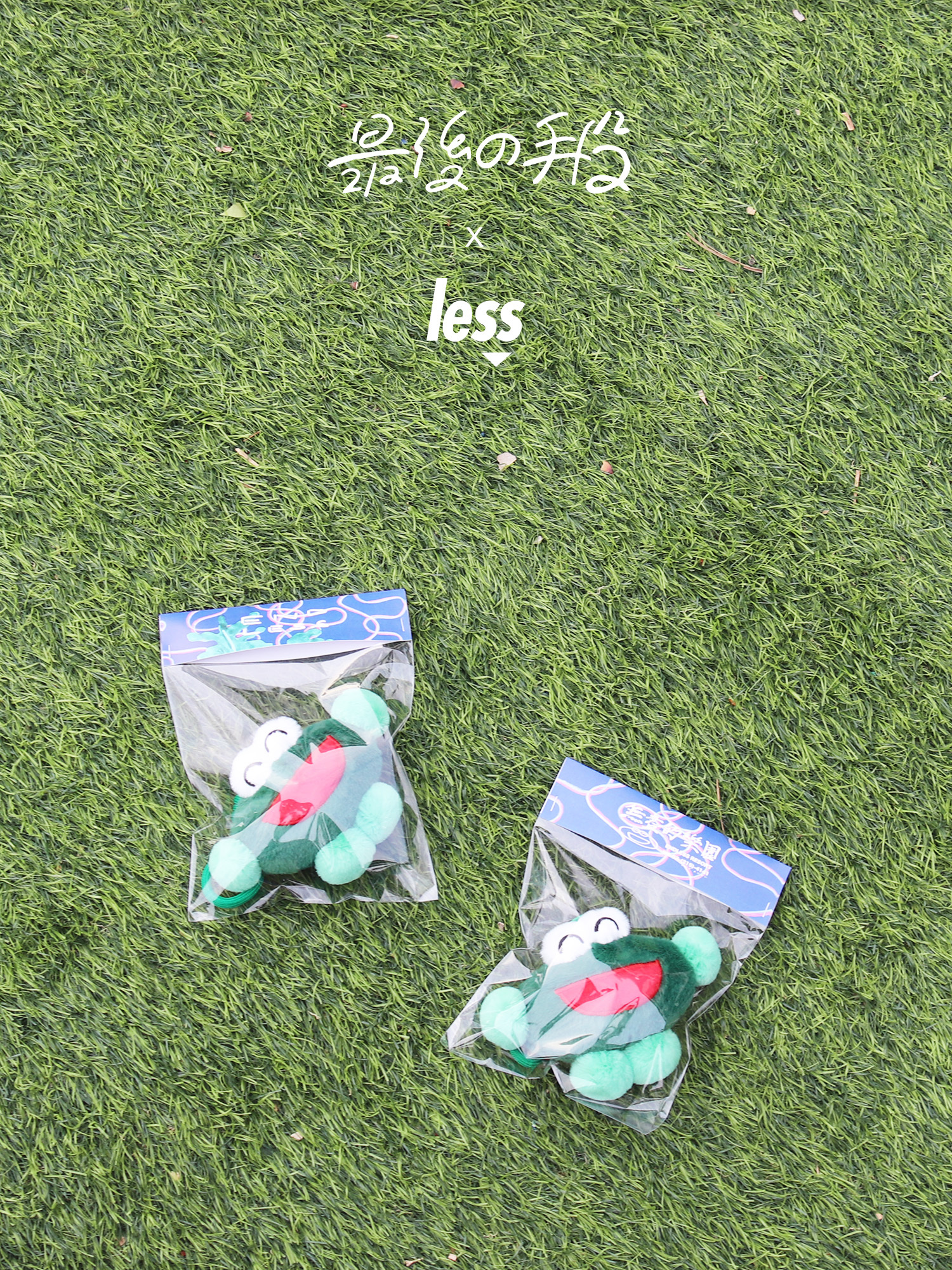 LESS x 最後の手段 - Fluffy Frog Keyholder - Saigo no Shudan