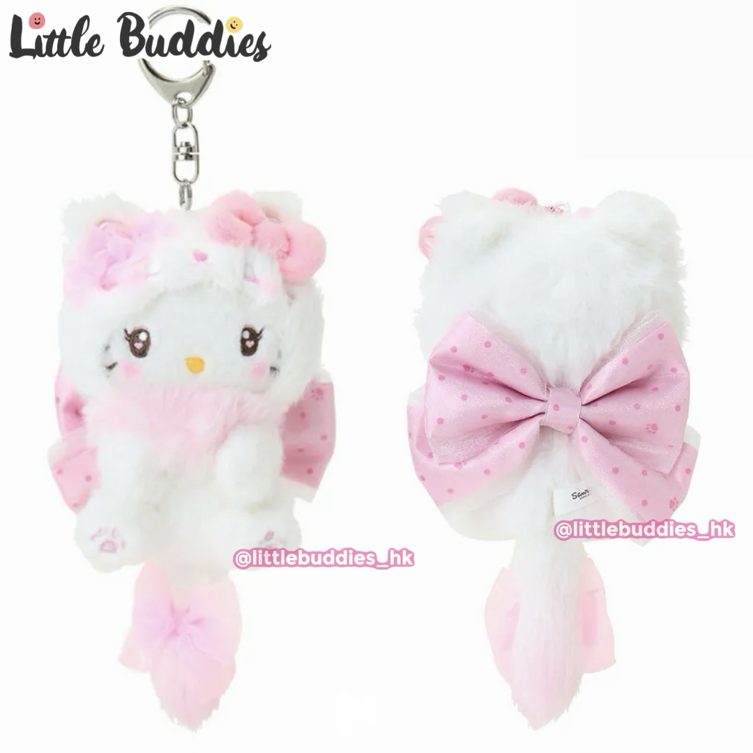 日本 Sanrio 白色貓咪系列 - 公仔匙扣