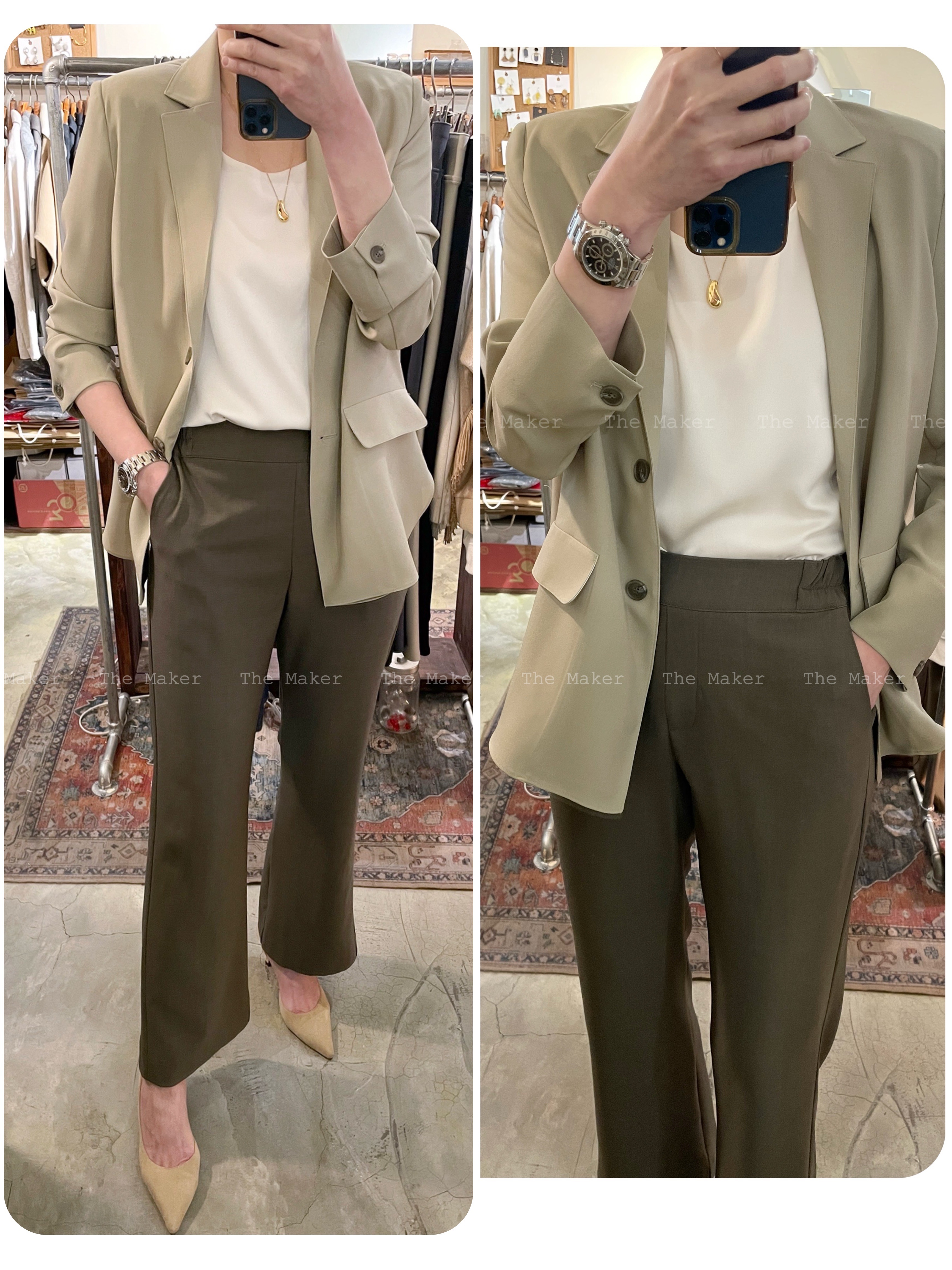 🦄 小開叉瘦腿西褲 🦄