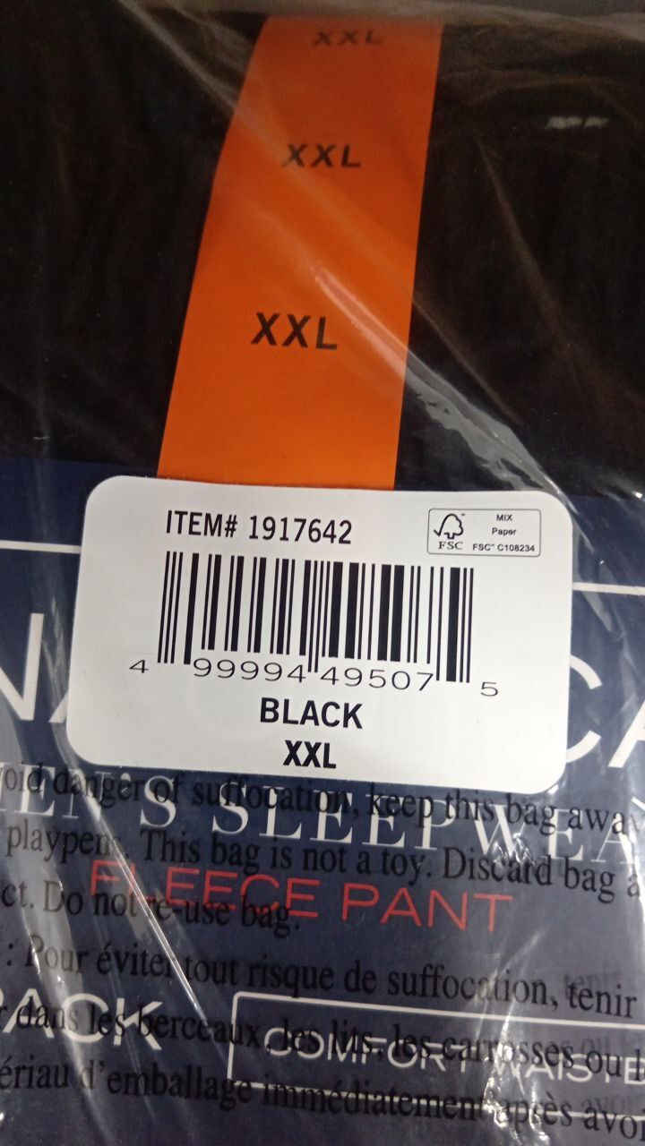 [S] BLACK SLEEPWEAR, 1917642-BLACK (SZZ1091)