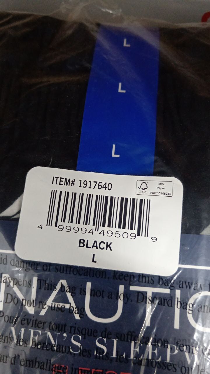 [S] BLACK SLEEPWEAR, 1917640-BLACK (SZZ1092)