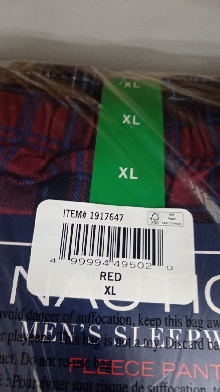 [S] RED SLEEPWEAR , 1917647-RED (SZZ1093)