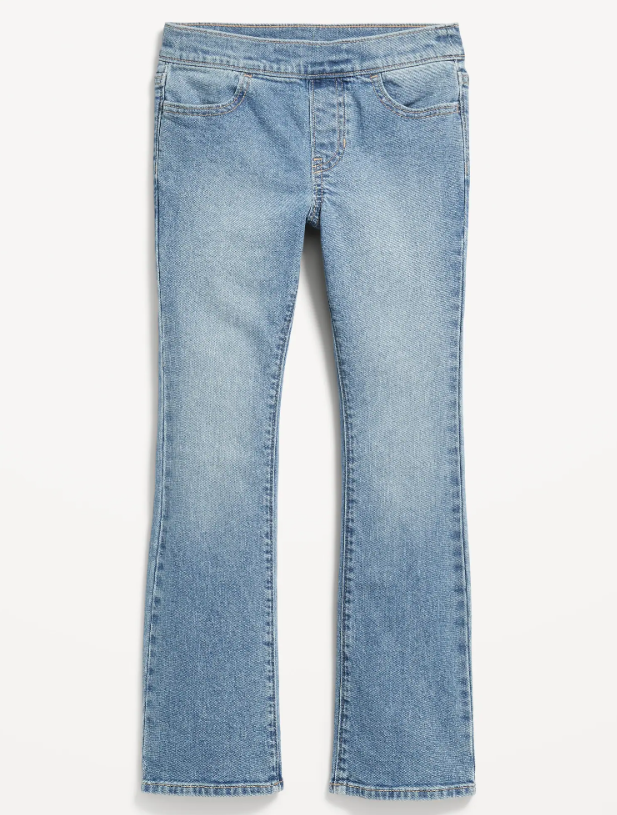 [S] OLD NAVY LIGHT WASH WOW BOOT-CUT PULL-ON JEANS FOR GIRLS, 507727-00-1-0005 (SZZ1096)