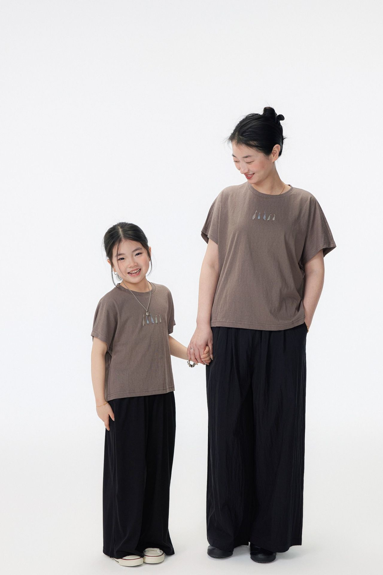 親子裝_兩色日系小鳥上衣