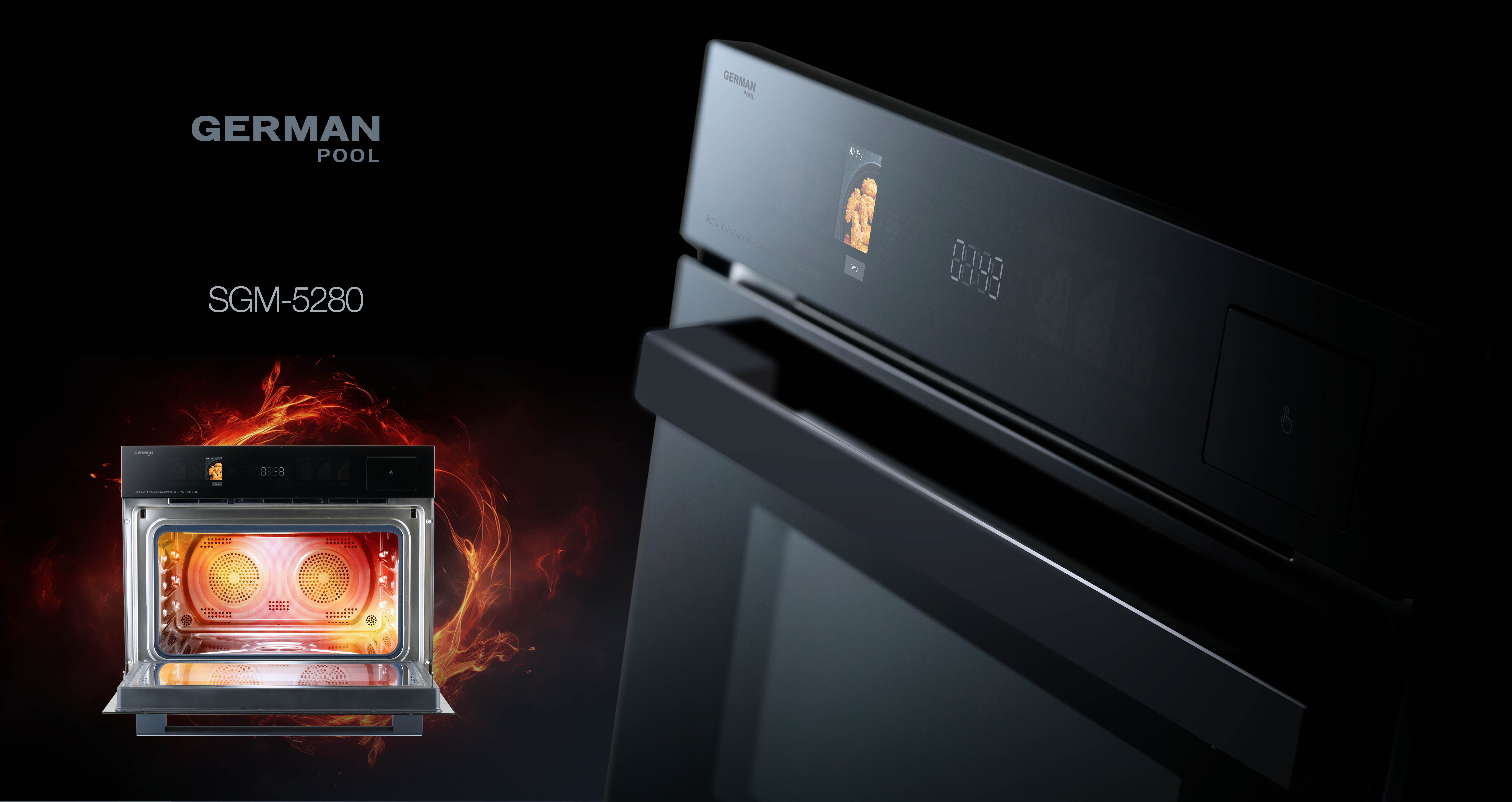 德國寶風火輪焗爐雙漩渦風輪極速均勻加熱