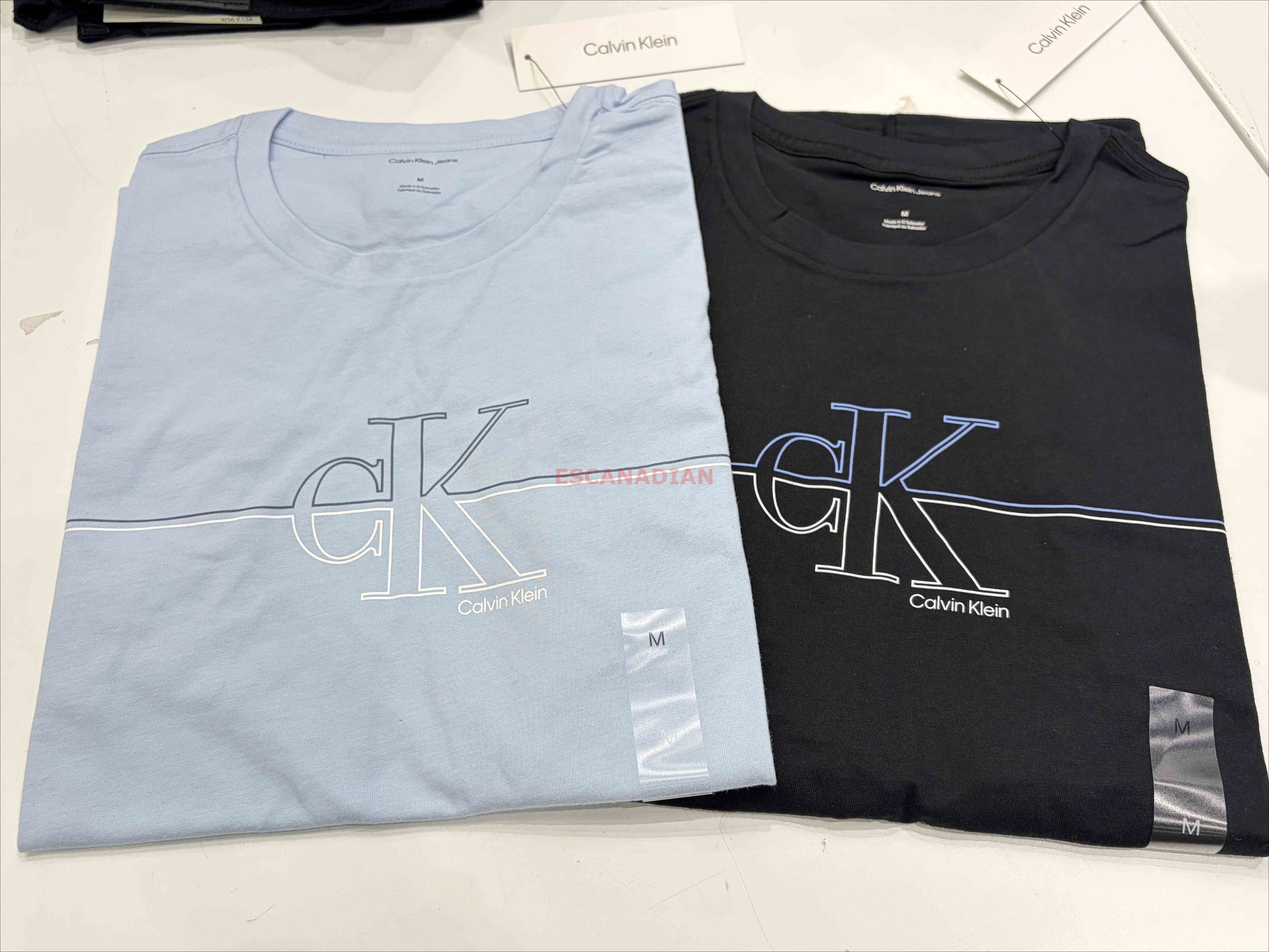 CK 男大人 圖案 短TEE (2色)