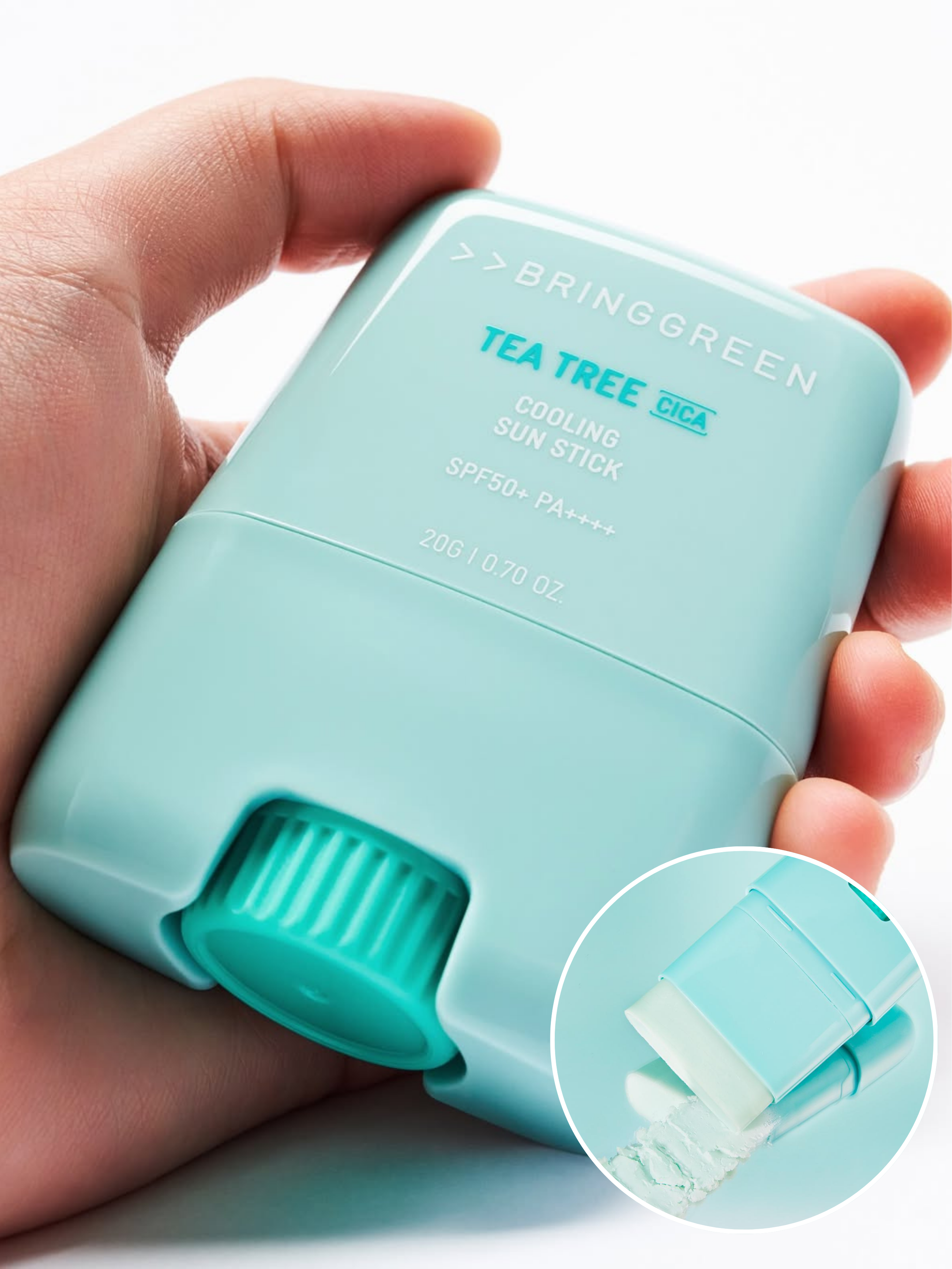 BRING GREEN - 茶樹抗痘控油清涼防曬棒 20g (到期日: 08/2026)