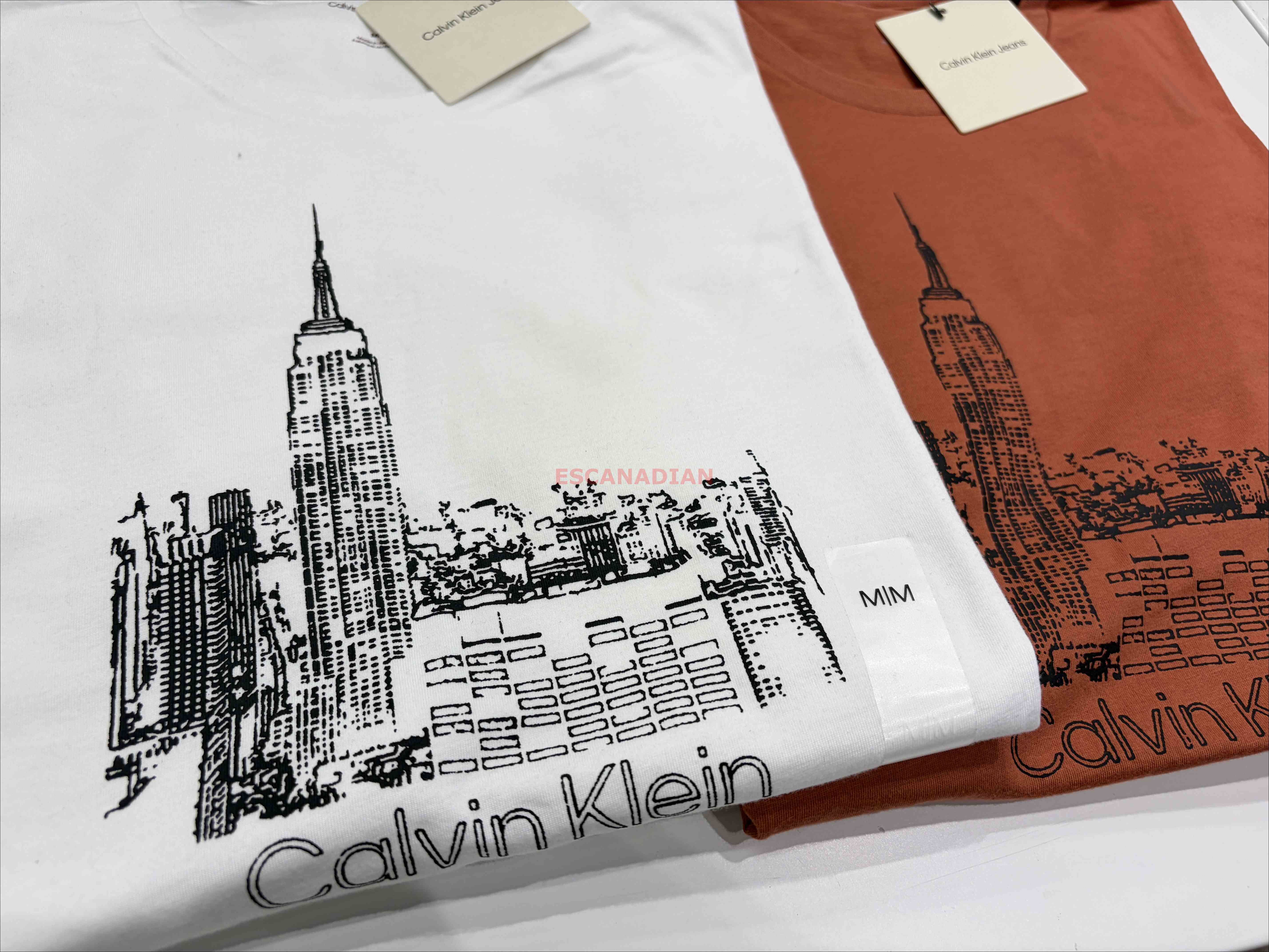 CK 男大人 城市圖案 短TEE (2色)