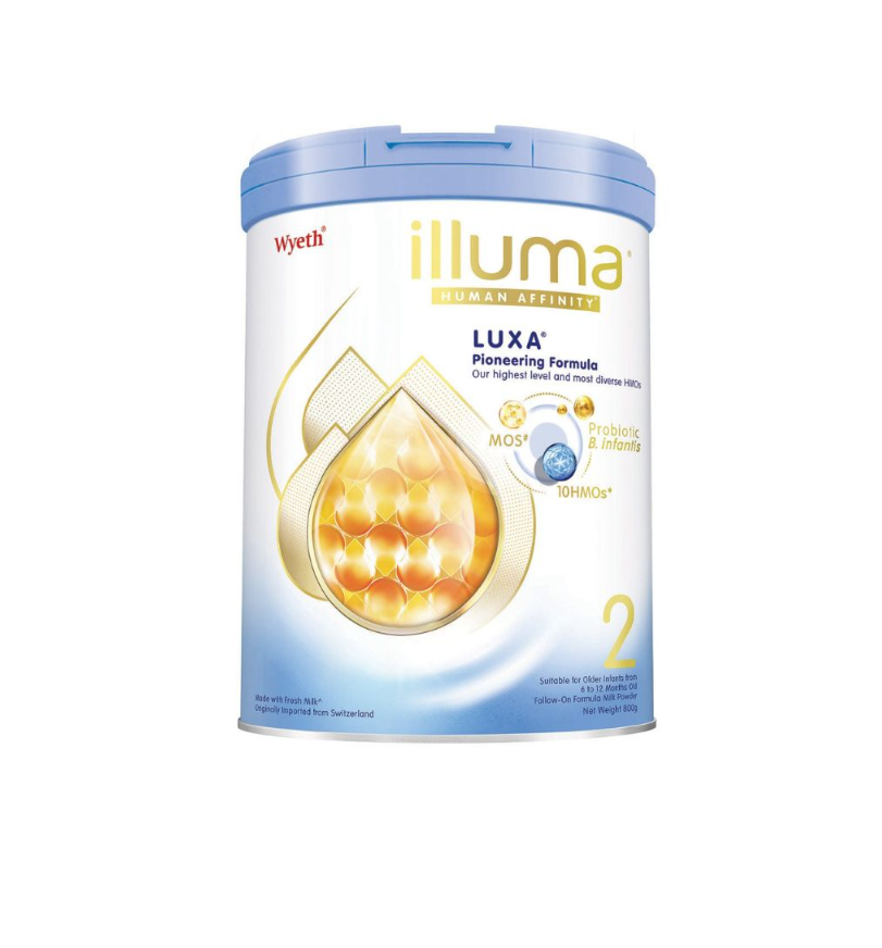 ILLUMA LUXA 2號較大嬰兒配方奶粉 800克
