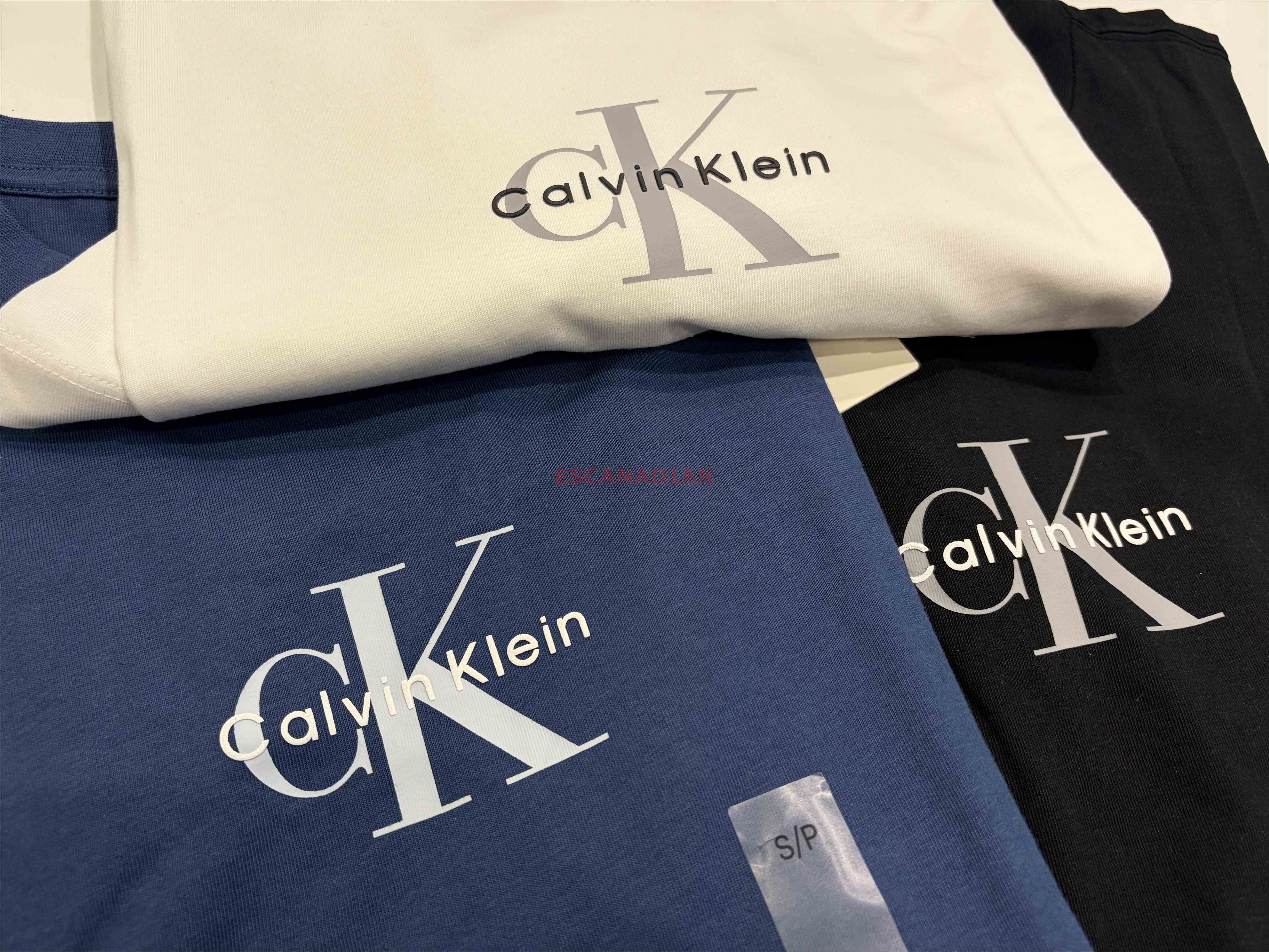 CK 男大人 經典小標 小厚磅 寬版 短TEE (3色)