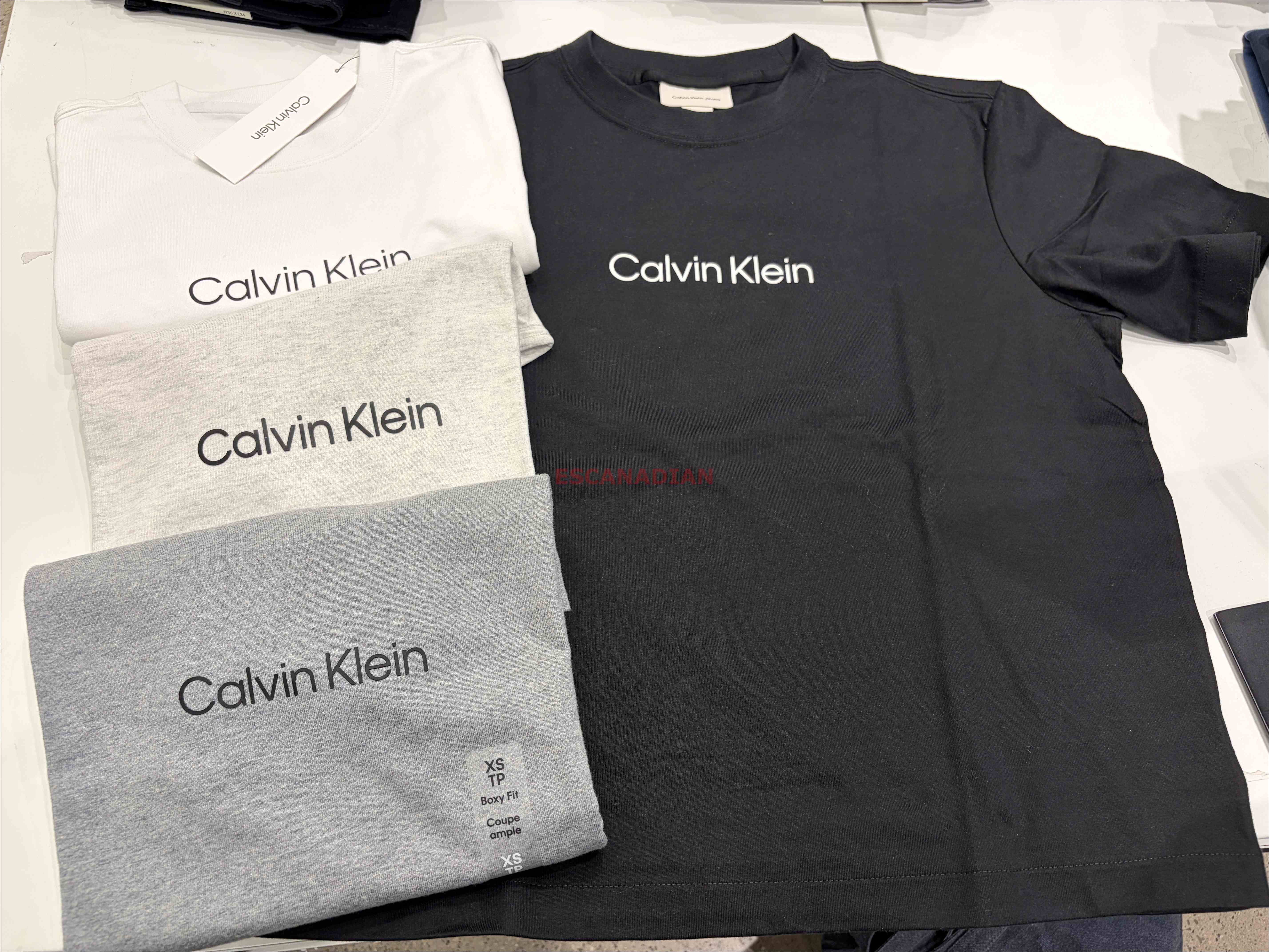 CK 女大人 經典款 字樣 厚磅數 落肩小短版 短TEE (7色)