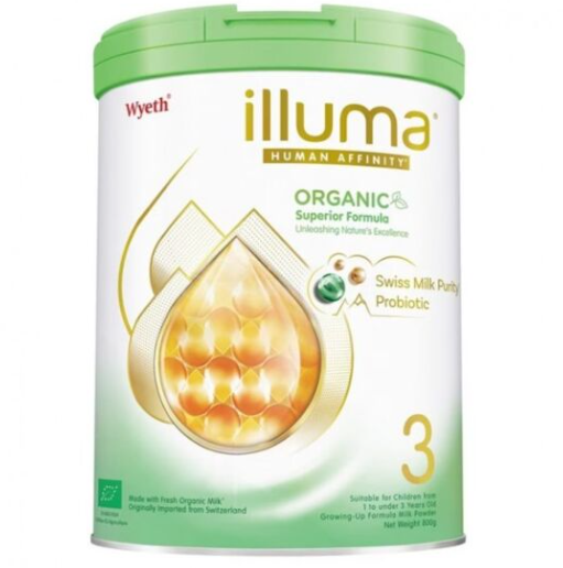Illuma親和人體有機配方3號幼兒成長配方奶粉 800克