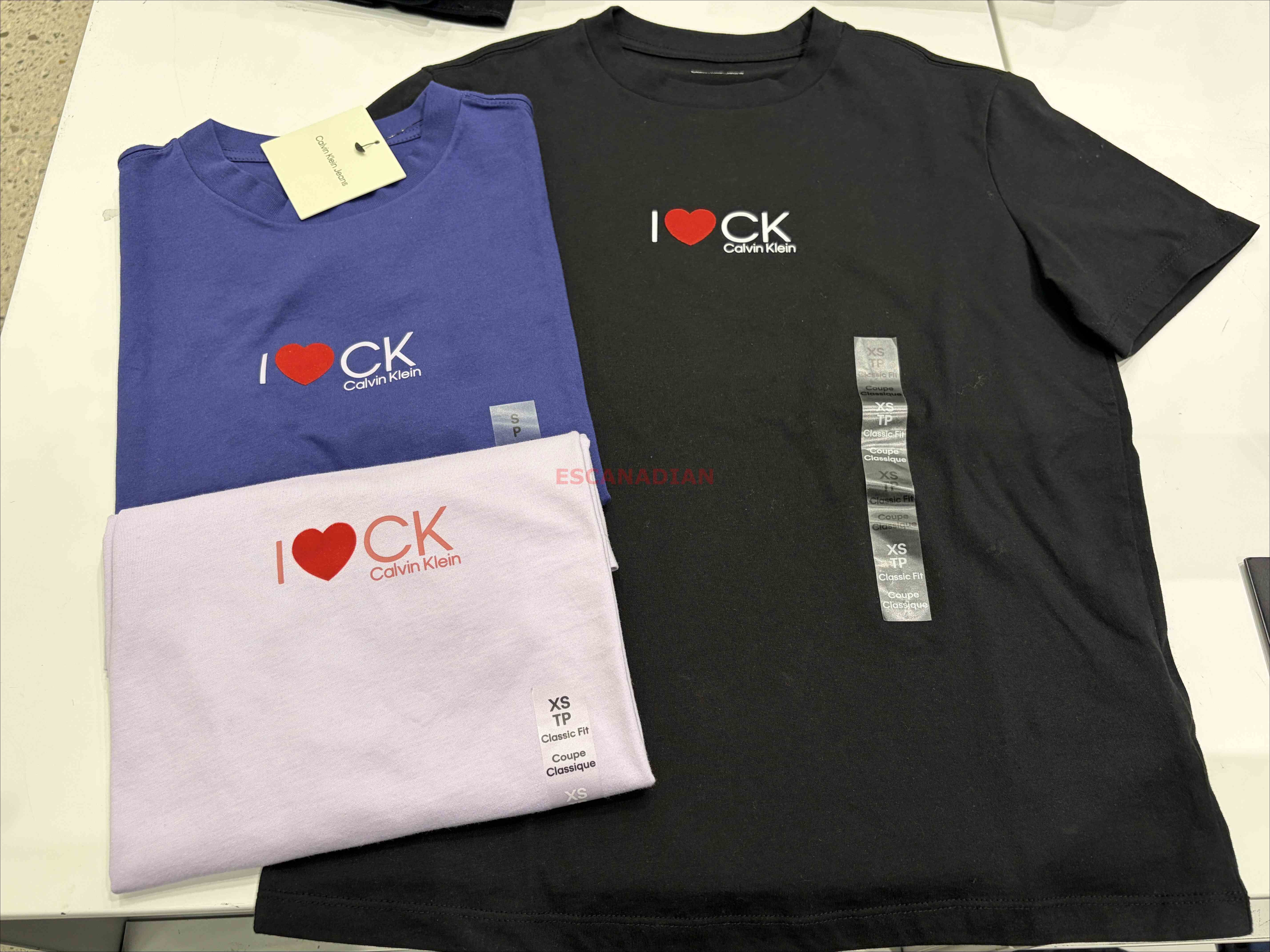 CK 女大人 Love CK 圖案 短TEE (3色) (Class fit)