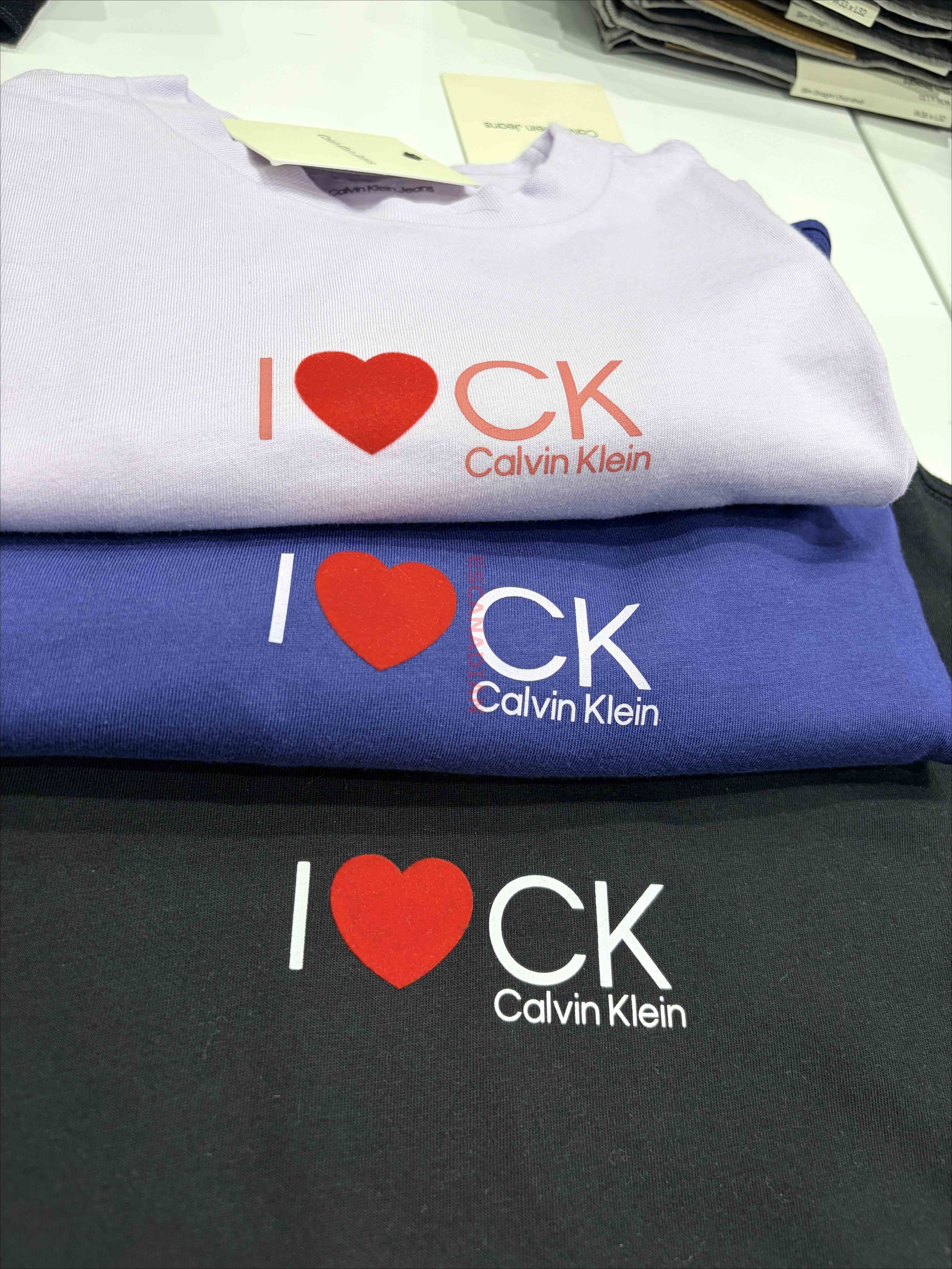 CK 女大人 Love CK 圖案 短TEE (3色) (Class fit)