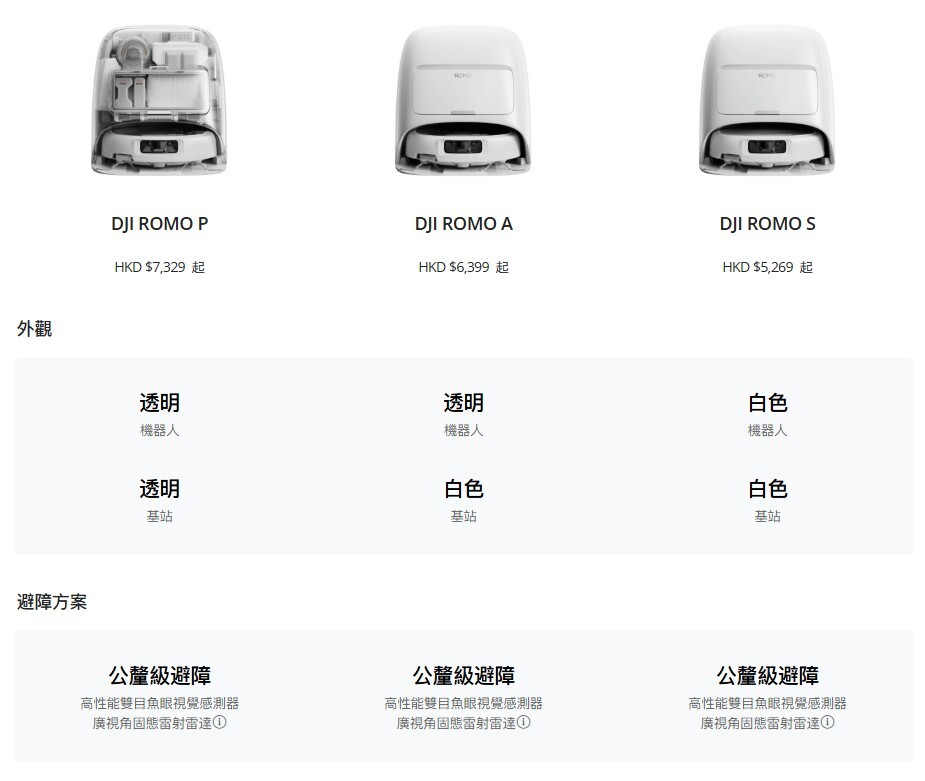 DJI ROMO 掃地機器人(水箱版)