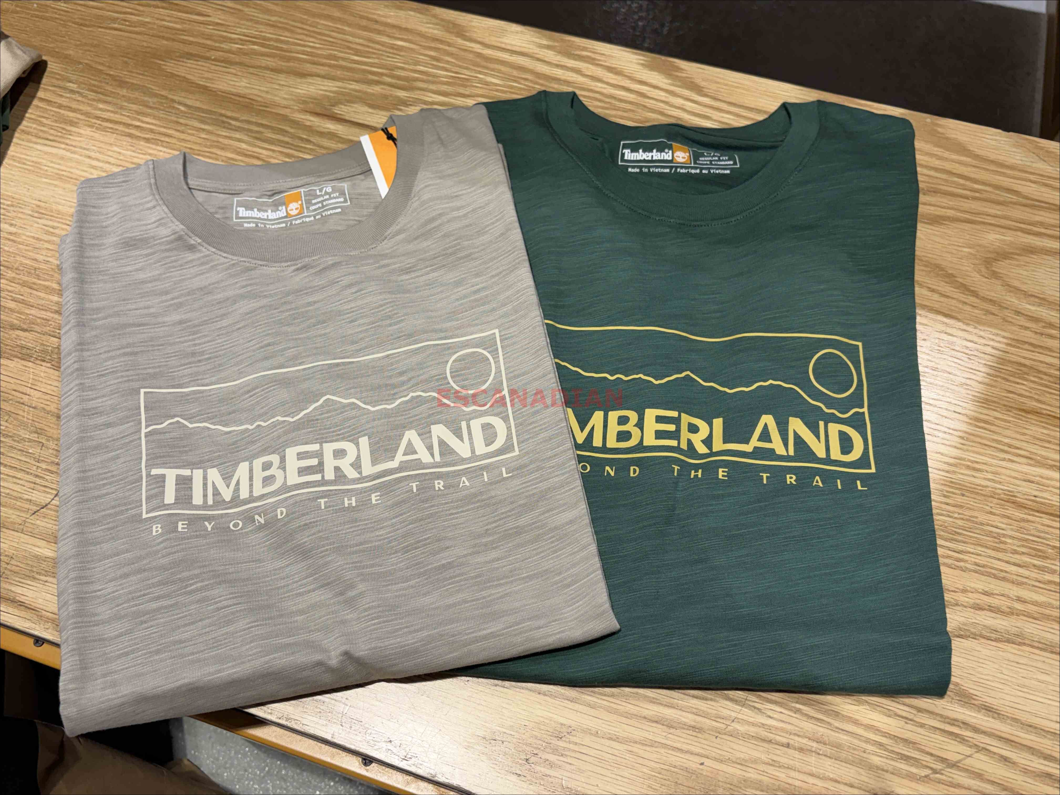 Timberland 大人 節竹棉材質 圖案 短TEE (2色)