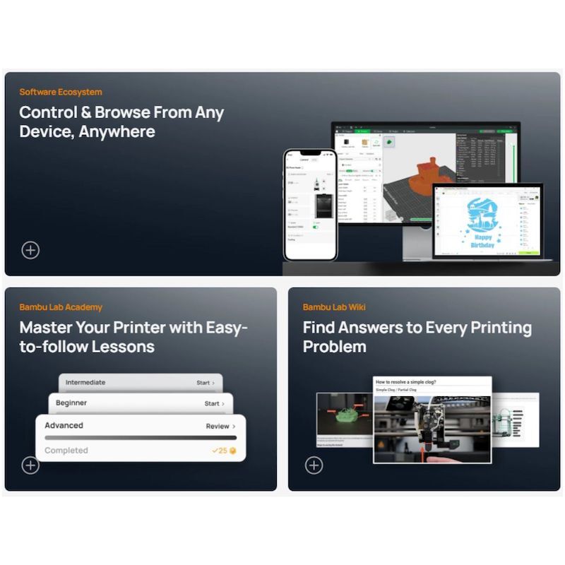 DTSL_Bambu Lab H2S 3D Printer_Integrated Ecosystem End-to-End Support