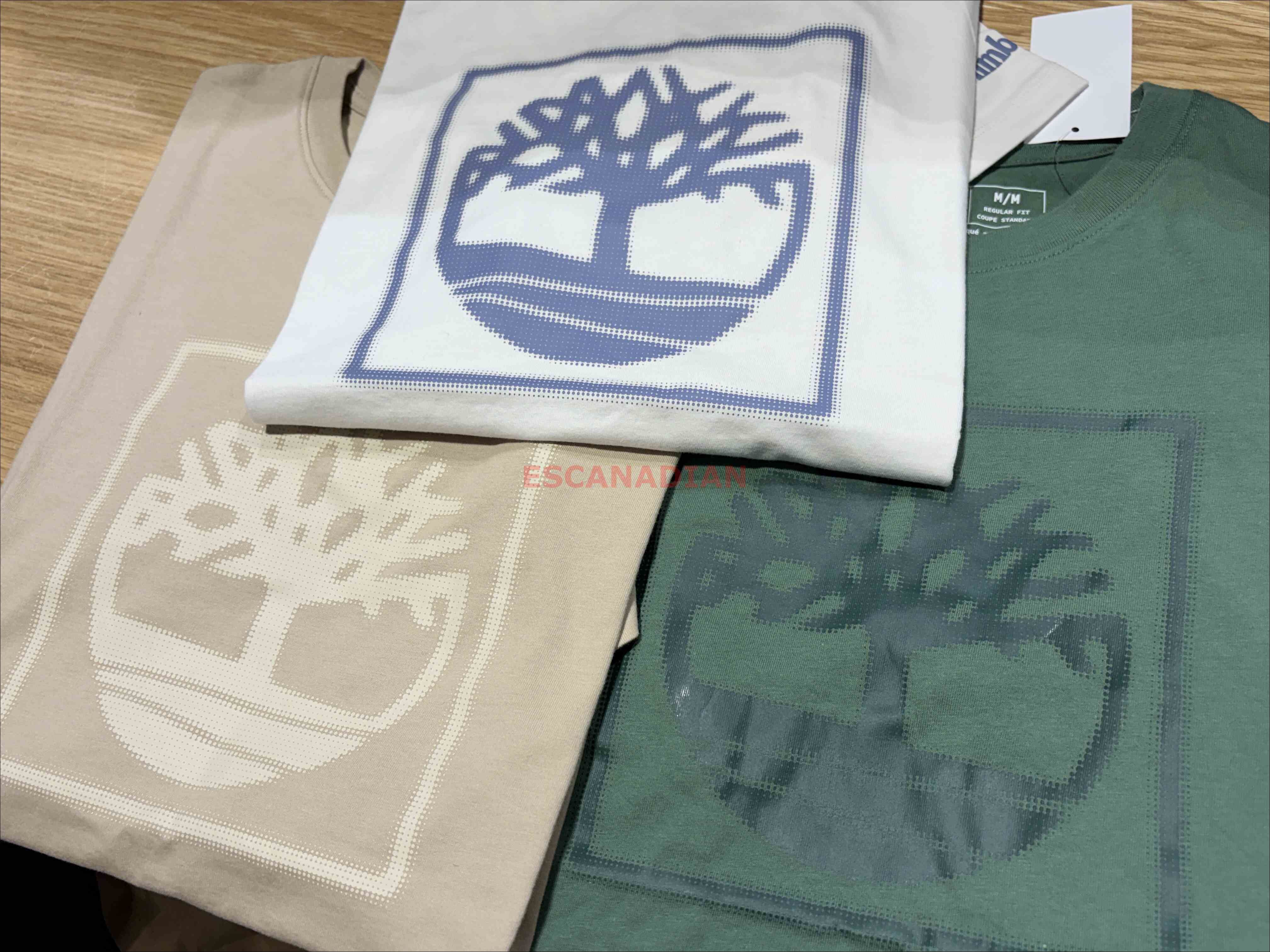 Timberland 大人 漸層圖案 BOX 大樹 短TEE (3色)